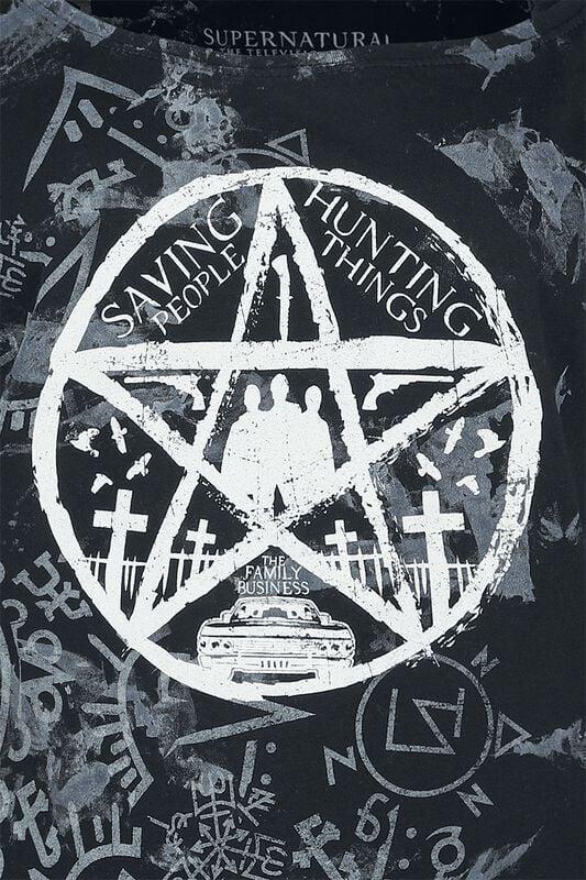 Gothicana By Emp "To Hell And Back" T-Shirt Black By Supernatural