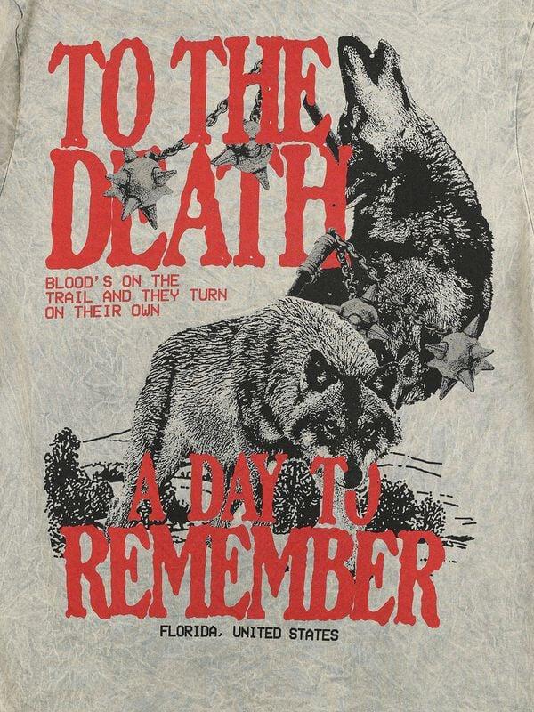 Gothicana By Emp "To The Death" T-Shirt Beige By A Day To Remember