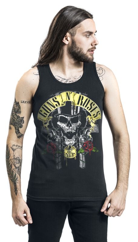 Gothicana By Emp "Top Hat" Tanktop Black By Guns N' Roses