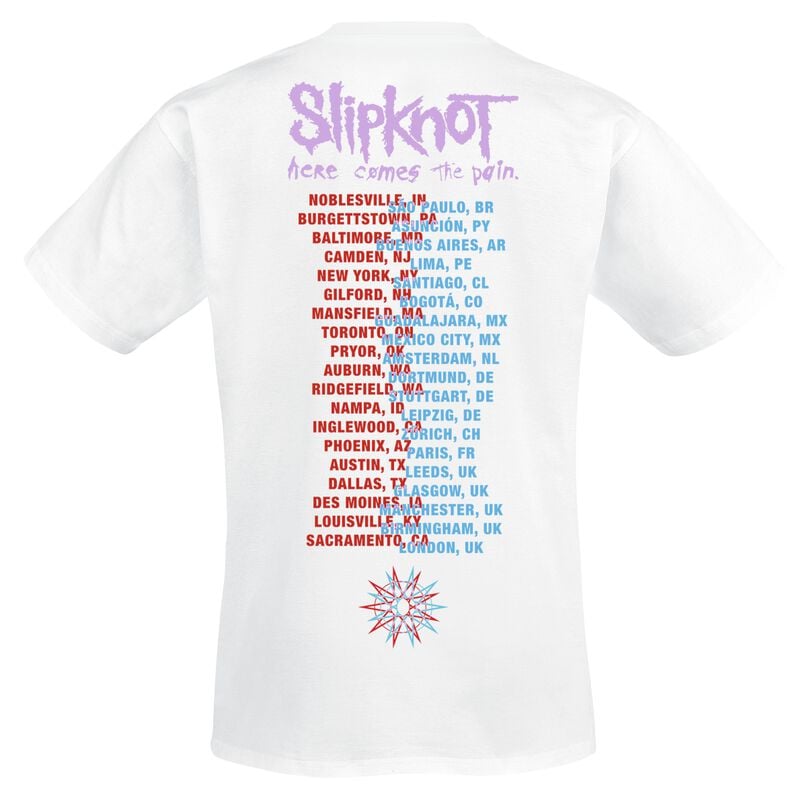 Gothicana By Emp "Tour 2024 Devil" T-Shirt White By Slipknot