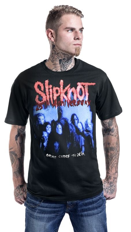 Gothicana By Emp "Tour 2024 Glitch" T-Shirt Black By Slipknot