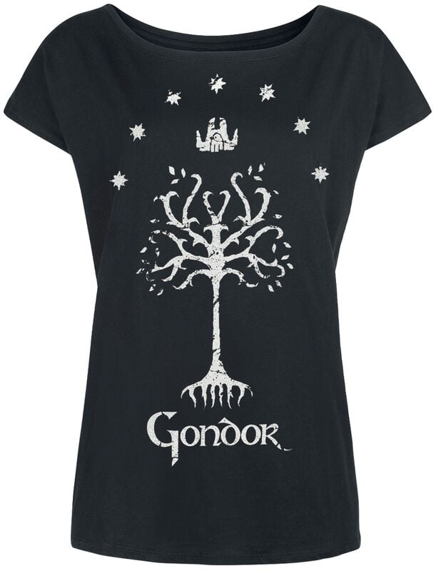Gothicana By Emp "Tree Of Gondor" T-Shirt Black By The Lord Of The Rings