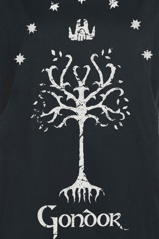 Gothicana By Emp "Tree Of Gondor" T-Shirt Black By The Lord Of The Rings