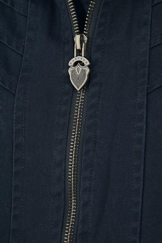 Gothicana By Emp "Tree Of Gondor" Winter Jacket Dark Blue By The Lord Of The Rings