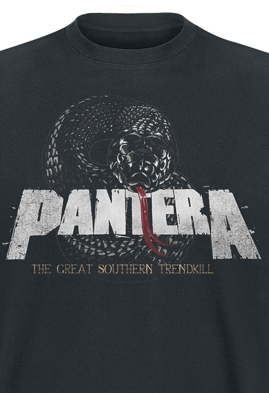 Gothicana By Emp "Trendkill Snake" T-Shirt Black By Pantera