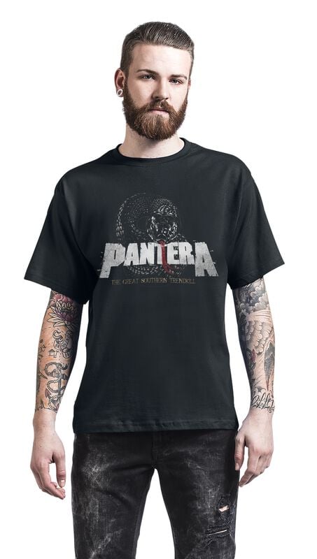 Gothicana By Emp "Trendkill Snake" T-Shirt Black By Pantera