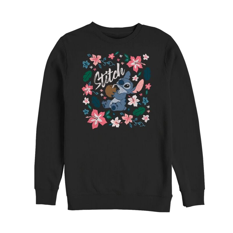 gothicana by emp "Tropical Stitch" Sweatshirt black by Lilo & Stitch