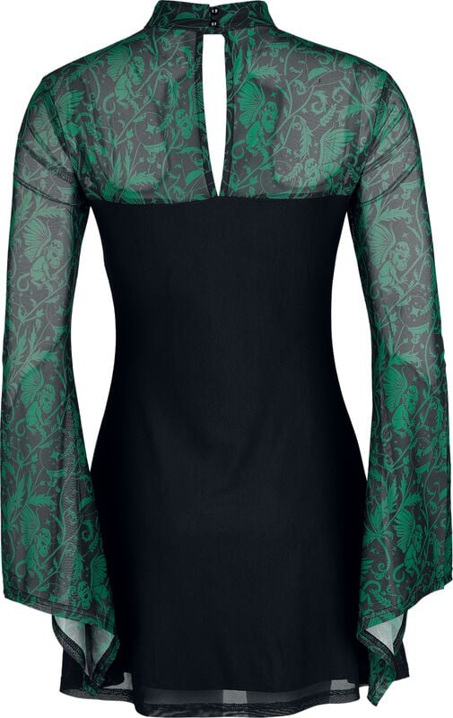 Gothicana By Emp "Truly Wicked - Mini Dress" Mini Dress Black-green By The Wizard Of Oz By Killstar