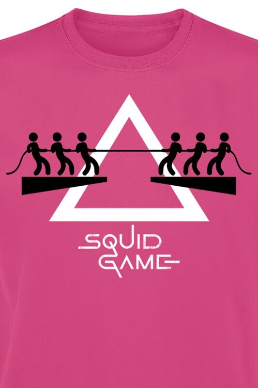 Gothicana By Emp "Tug Of War" T-Shirt Fuchsia By Squid Game
