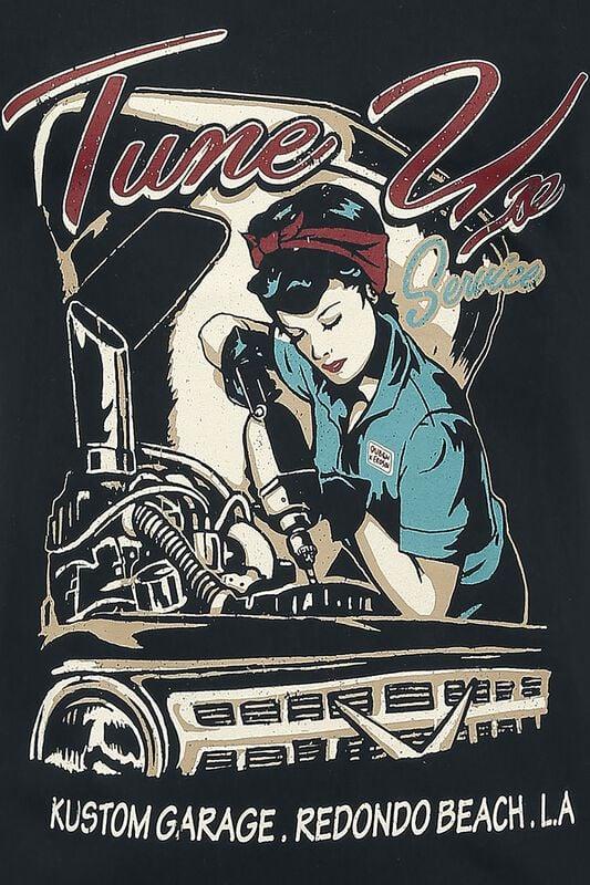 Gothicana By Emp "Tune Up" T-Shirt Black By Queen Kerosin