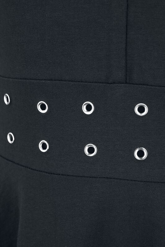 Gothicana By Emp "Turn Up Lace Dress" Midi Dress Black By Gothicana By EMP