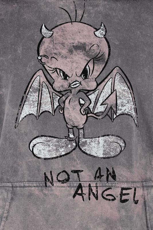 Gothicana By Emp "Tweety - Not An Angel" Hoodie Multicolour By Looney Tunes