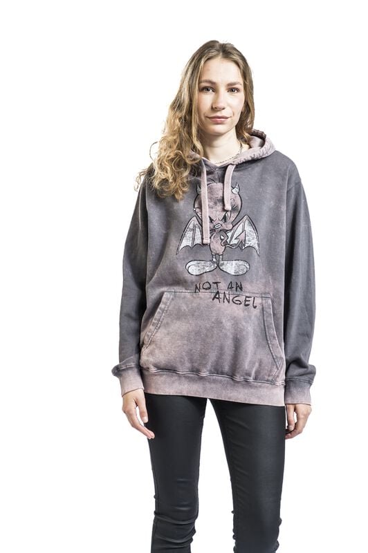 Gothicana By Emp "Tweety - Not An Angel" Hoodie Multicolour By Looney Tunes