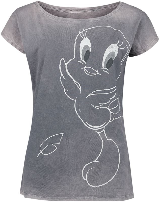 Gothicana By Emp "Tweety" T-Shirt Light Pink By Looney Tunes