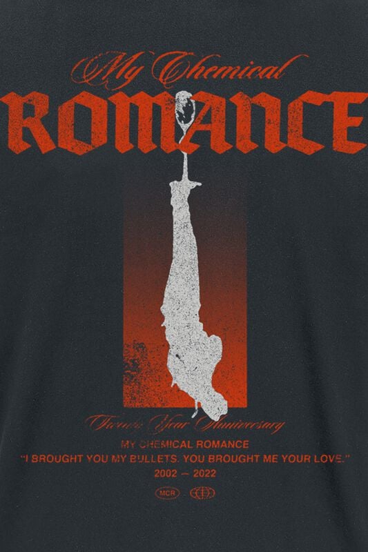 Gothicana By Emp "Twenty Year Hanging" T-Shirt Black By My Chemical Romance