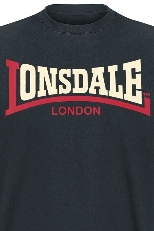 Gothicana By Emp "Two Tone" T-Shirt Black By Lonsdale London