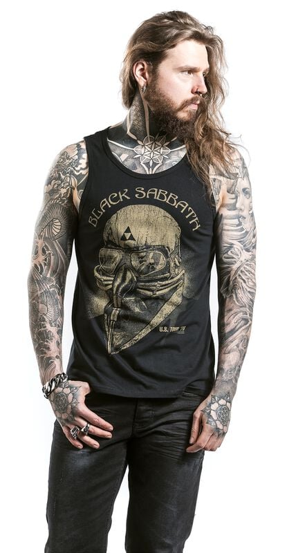 Gothicana By Emp "U.S. Tour '78" Tanktop Black By Black Sabbath