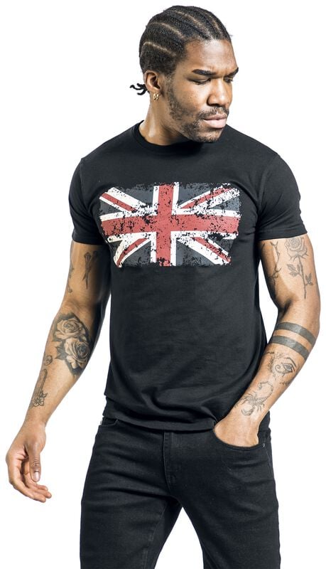 Gothicana By Emp "Union Jack" T-Shirt Black By Gasoline Bandit