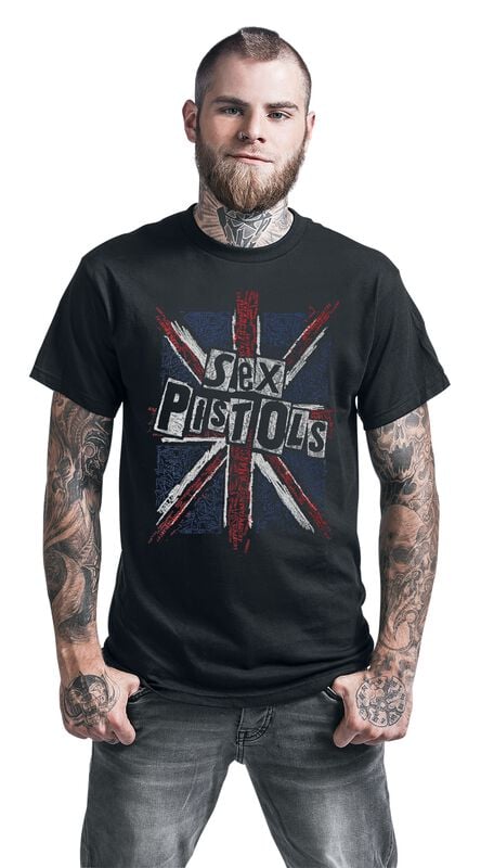 Gothicana By Emp "Union Jack" T-Shirt Black By Sex Pistols