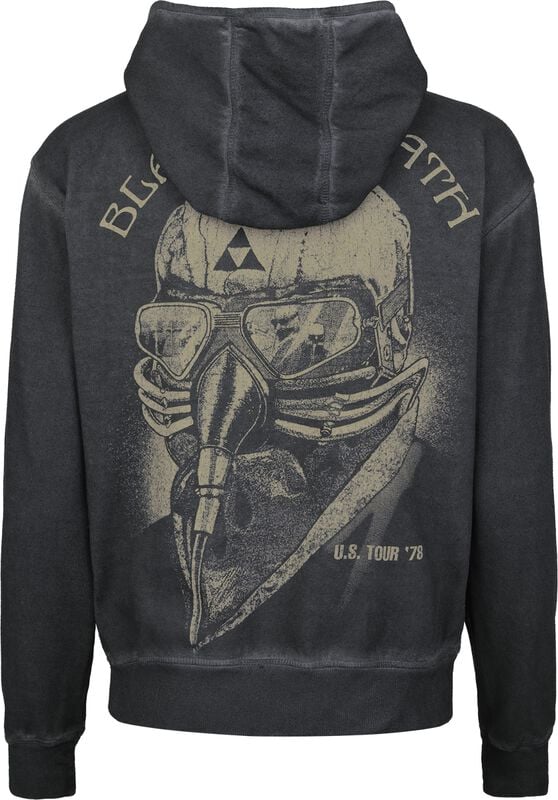 Gothicana By Emp "US Tour 78" Hoodie Jacket Anthracite By Black Sabbath