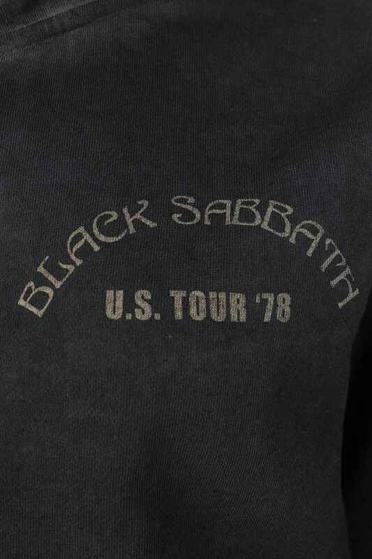 Gothicana By Emp "US Tour 78" Hoodie Jacket Anthracite By Black Sabbath