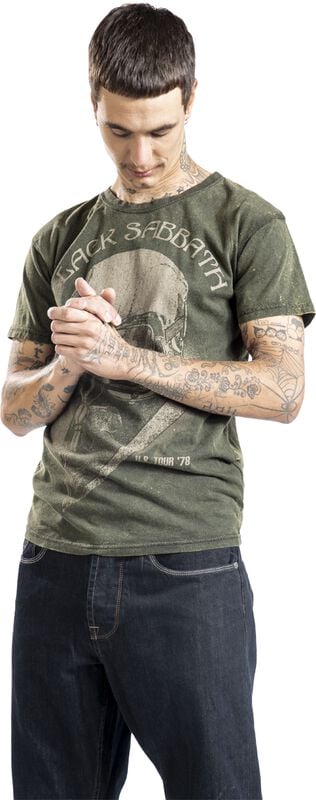 Gothicana By Emp "US Tour 78" T-Shirt Multicolour By Black Sabbath