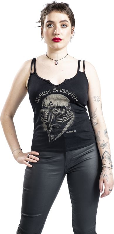 Gothicana By Emp "US Tour 78" Top Black By Black Sabbath