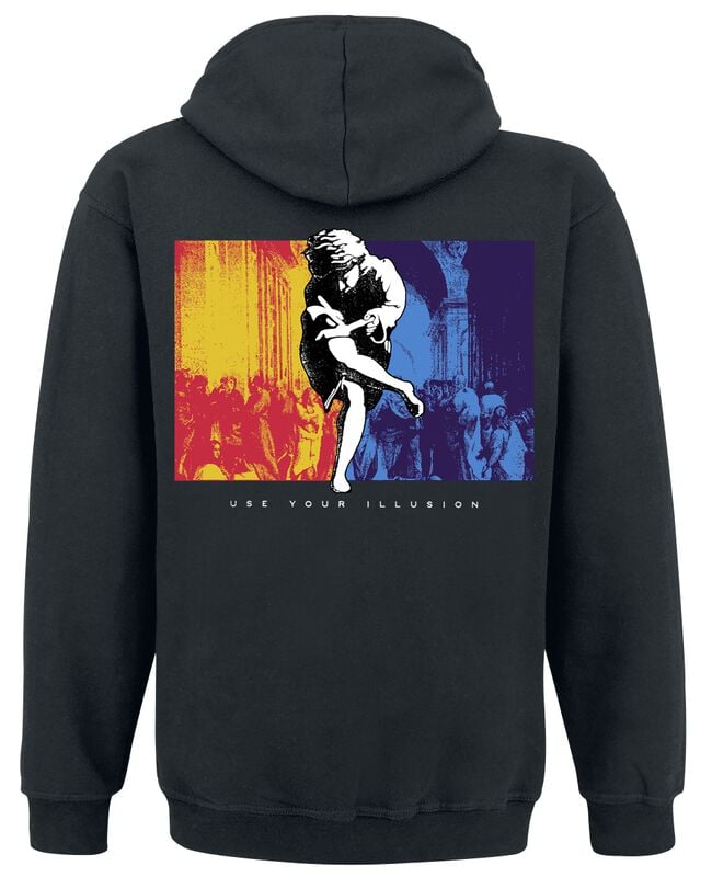 Gothicana By Emp "Use Your Illusion Boxed" Hoodie Black By Guns N' Roses