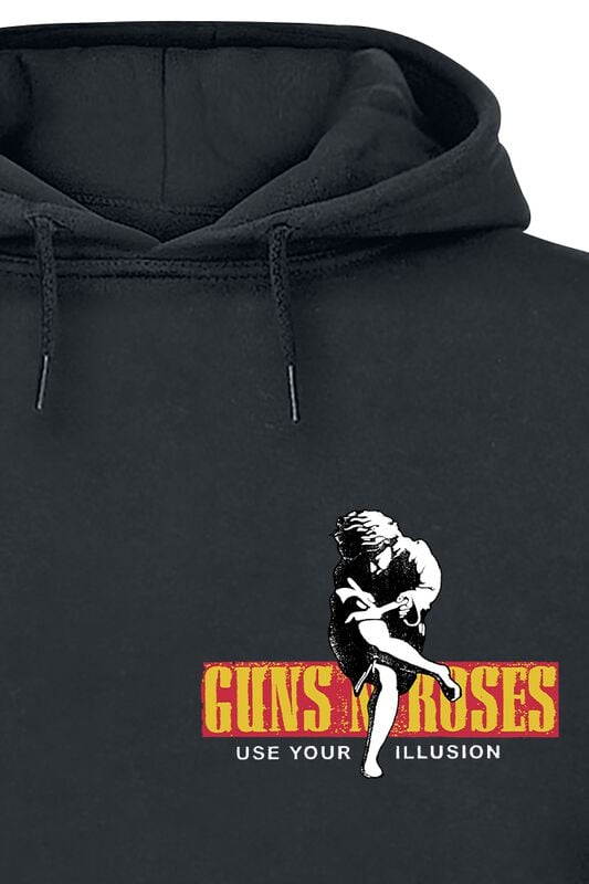 Gothicana By Emp "Use Your Illusion Boxed" Hoodie Black By Guns N' Roses