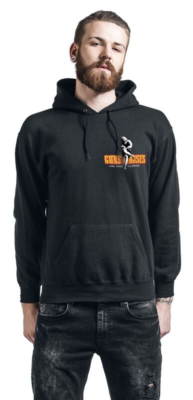 Gothicana By Emp "Use Your Illusion Boxed" Hoodie Black By Guns N' Roses