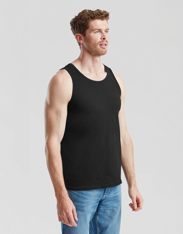 Gothicana By Emp "VALUEWEIGHT ATHLETIC VEST" Tanktop Black By Fruit Of The Loom