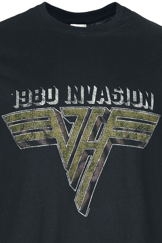 Gothicana By Emp "Van Halen '80 Invasion" T-Shirt Black By Van Halen