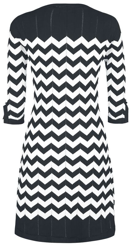 Gothicana By Emp "Vanilla Dress" Mini Dress Black-white By Dancing Days
