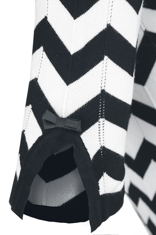 Gothicana By Emp "Vanilla Dress" Mini Dress Black-white By Dancing Days