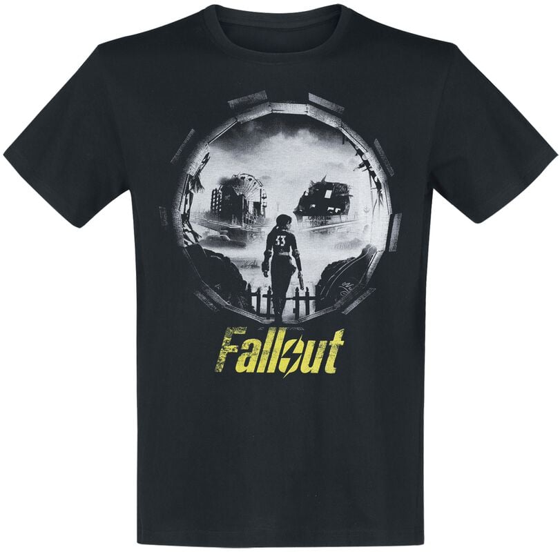 gothicana by emp "Vault 33 - Into The Wasteland" T-Shirt black by Fallout