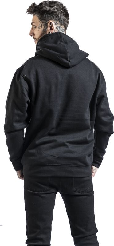 Gothicana By Emp "Vicero Shield" Hoodie Black By Outer Vision