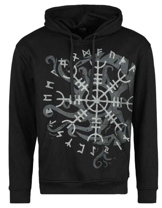 gothicana by emp "Vicero Shield" Hoodie black by Outer Vision