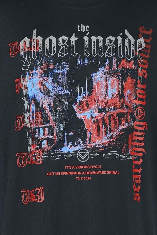 Gothicana By Emp "Vicious Circle - Oversized" T-Shirt Black By The Ghost Inside