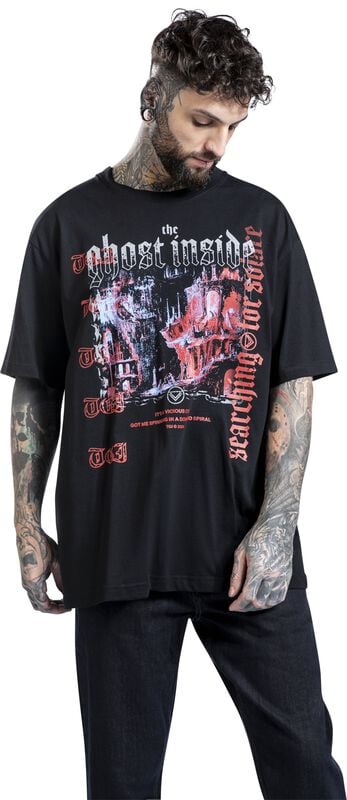 Gothicana By Emp "Vicious Circle - Oversized" T-Shirt Black By The Ghost Inside