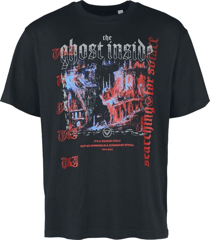 gothicana by emp "Vicious Circle - Oversized" T-Shirt black by The Ghost Inside