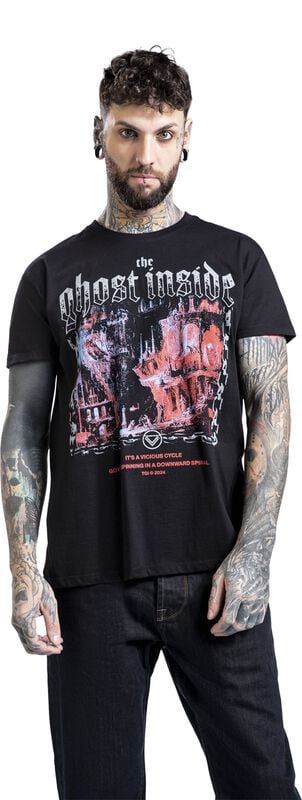 Gothicana By Emp "Vicious Circle" T-Shirt Black By The Ghost Inside