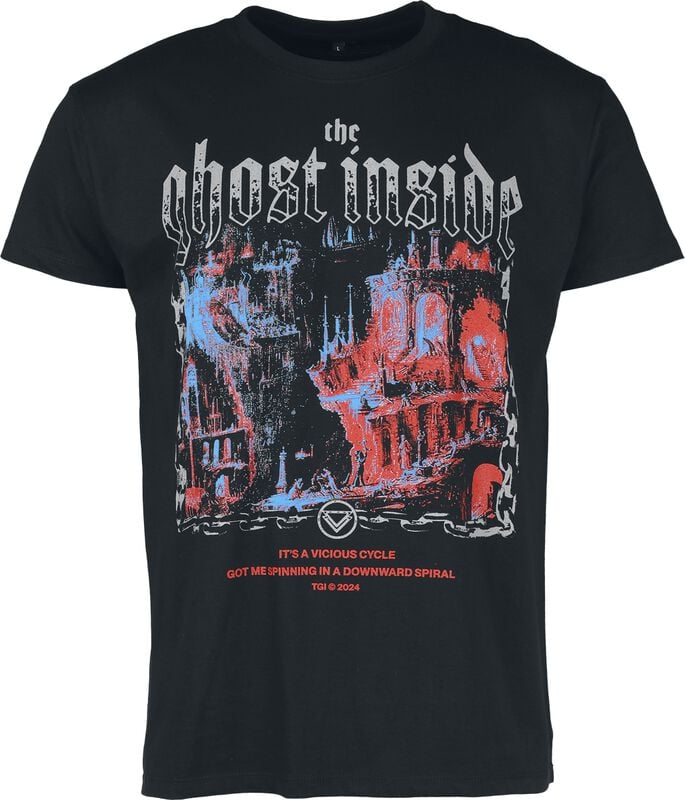 gothicana by emp "Vicious Circle" T-Shirt black by The Ghost Inside