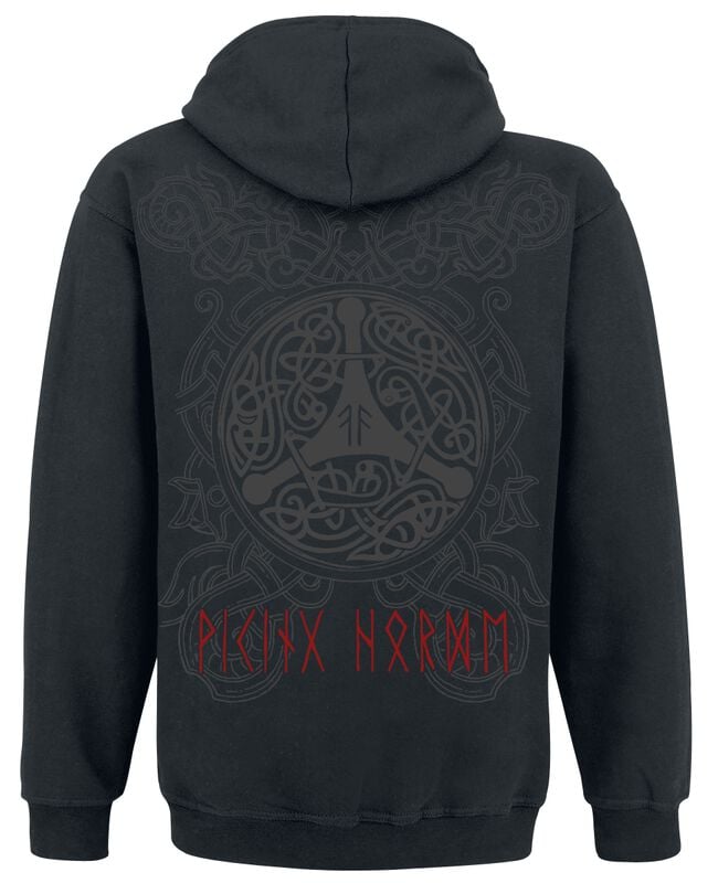 Gothicana By Emp "Viking Horde" Hoodie Jacket Black By Amon Amarth