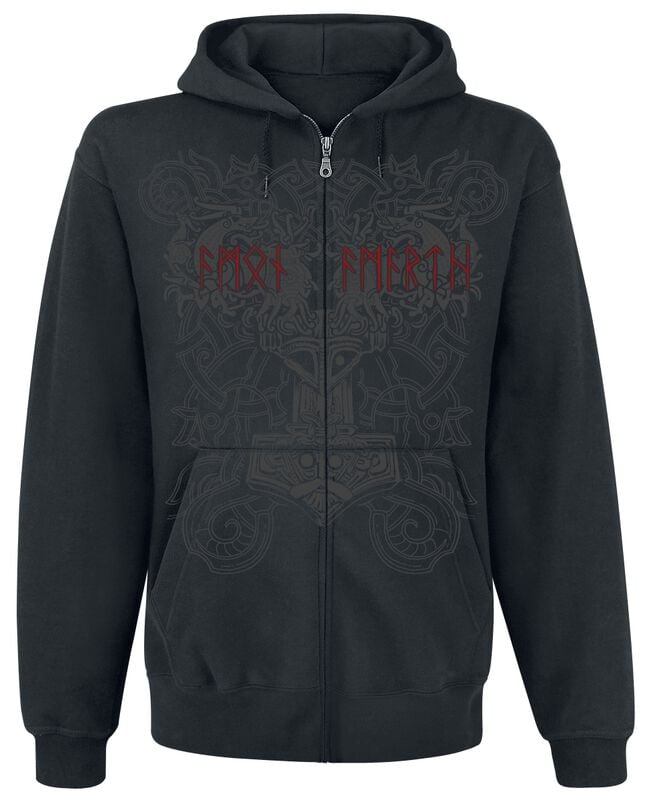 gothicana by emp "Viking Horde" Hoodie Jacket black by Amon Amarth