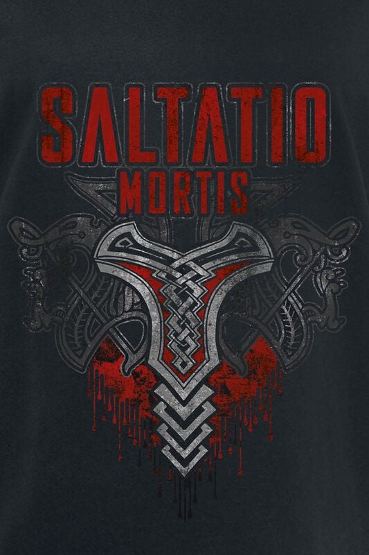 Gothicana By Emp "Viking Logo" T-Shirt Black By Saltatio Mortis