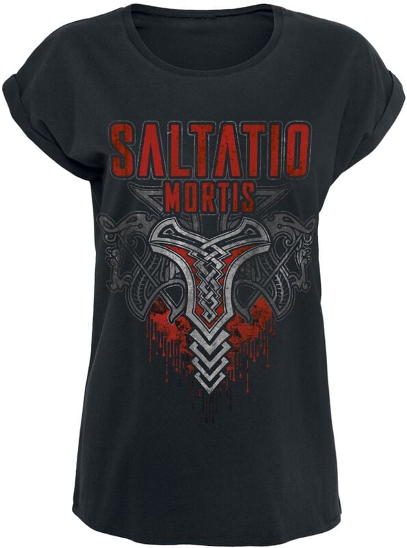 gothicana by emp "Viking Logo" T-Shirt black by Saltatio Mortis