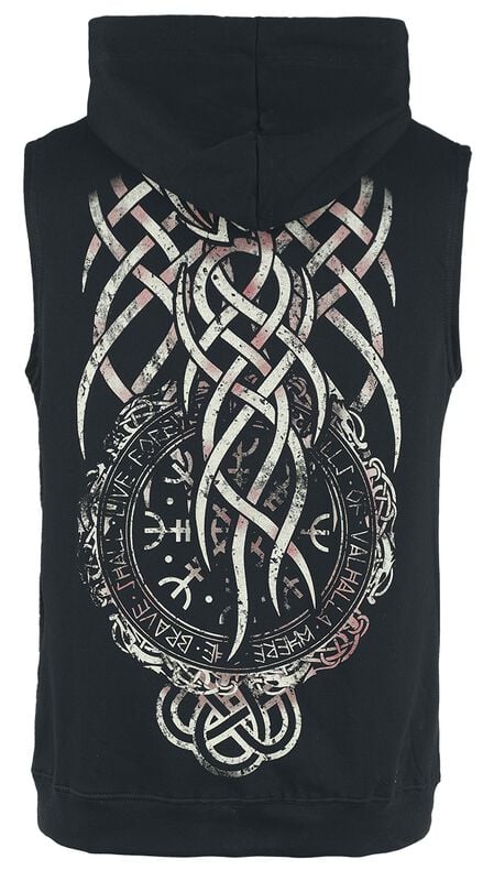 Gothicana By Emp "Viking Tattoo" Vest Black By Outer Vision