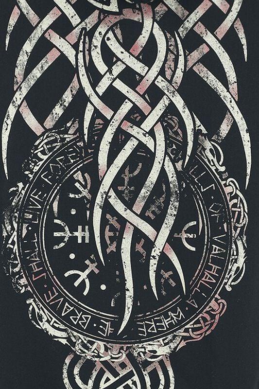 Gothicana By Emp "Viking Tattoo" Vest Black By Outer Vision