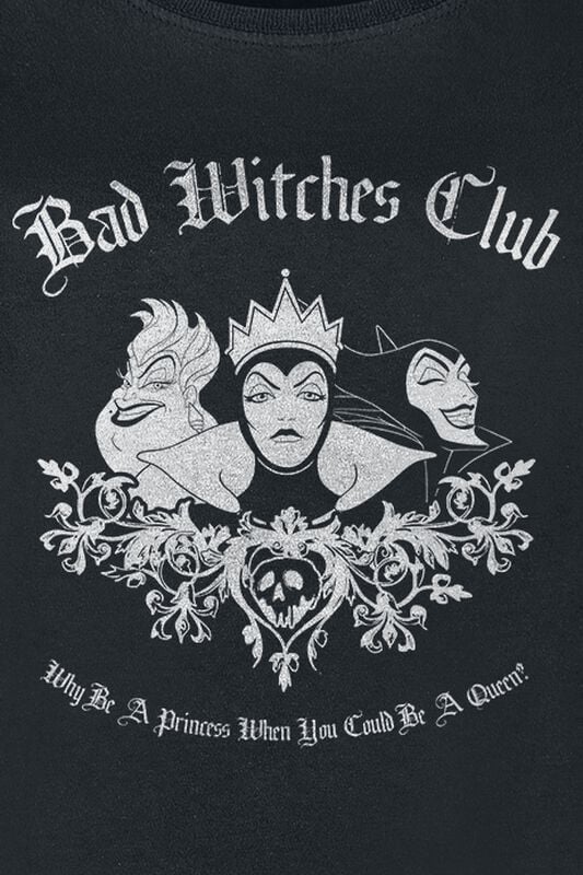 Gothicana By Emp "Villains - Bad Witches Club" T-Shirt Black By Disney