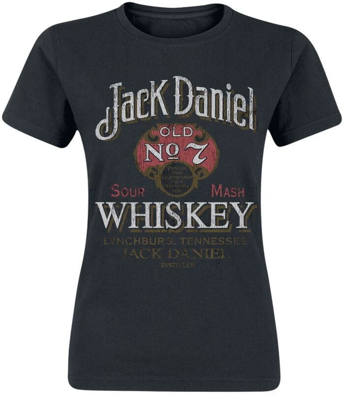 gothicana by emp "Vintage Distress T-shirt" T-Shirt black by Jack Daniel's